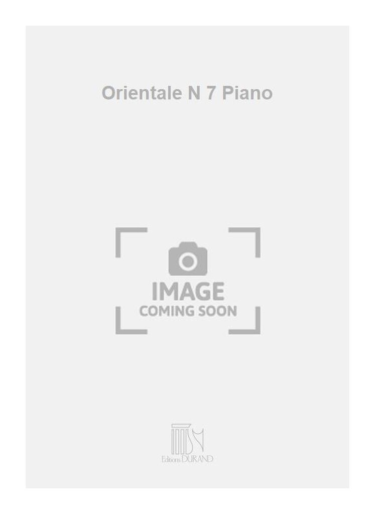 Orientale N 7 Piano
